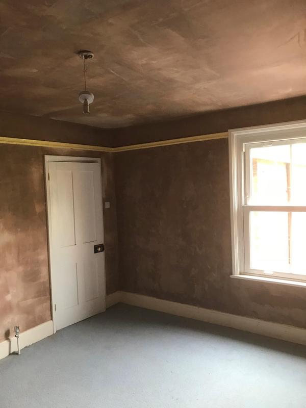 The same room after re-skimming